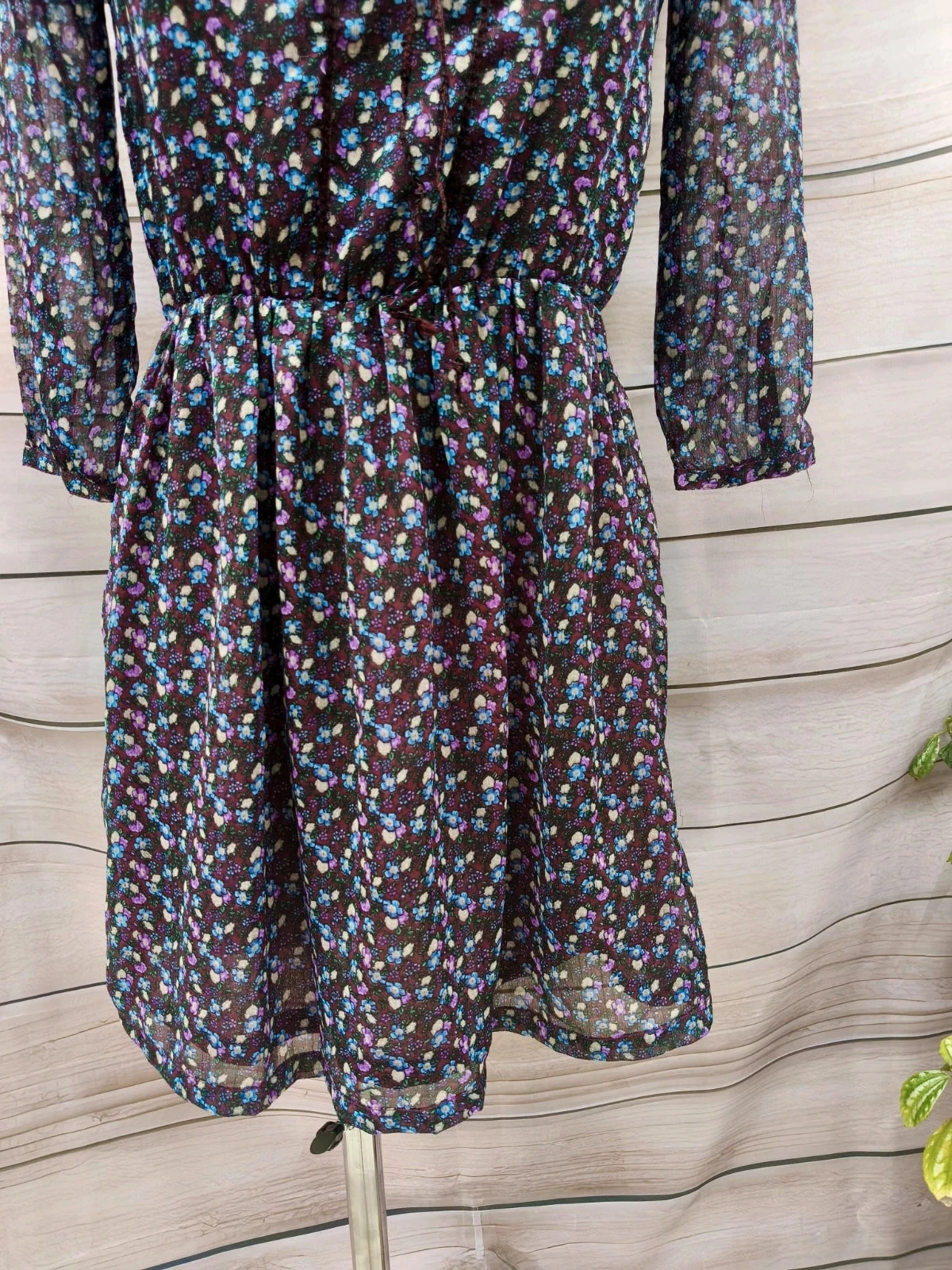 Kort jurkje met bloemenprint - Sfera Casual (Maat S) 💜 – photo 5